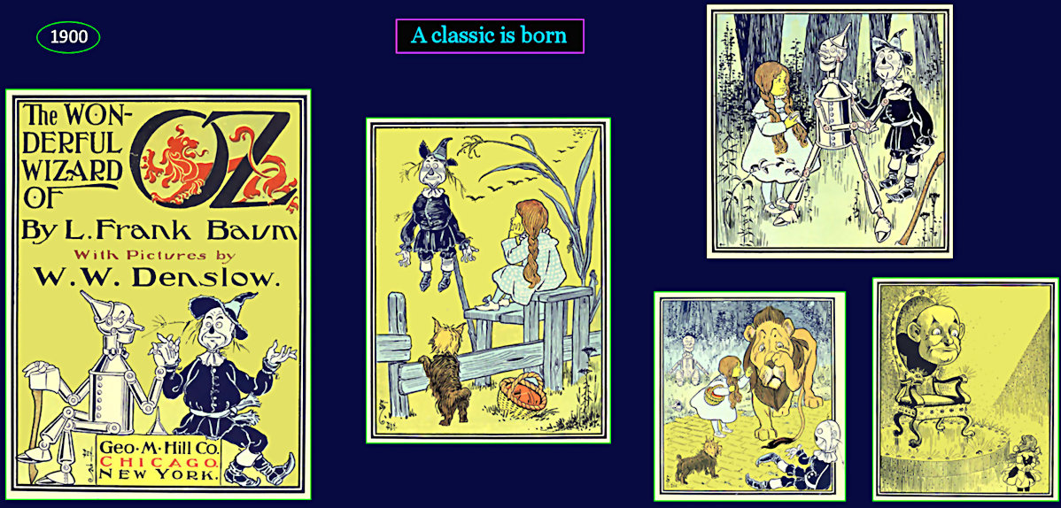 <i>Wizard of OZ</i>, original book, 1900
